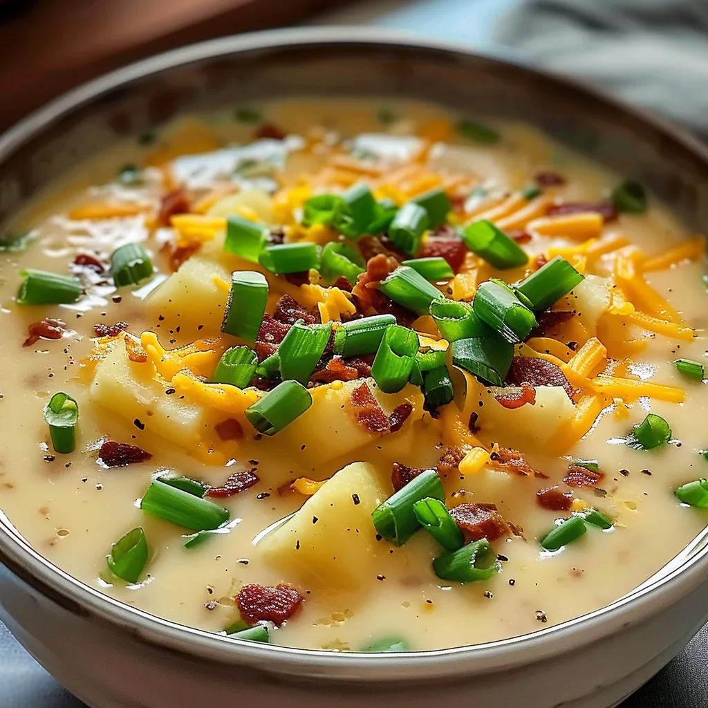 How to Make Creamy Loaded Baked Potato Soup