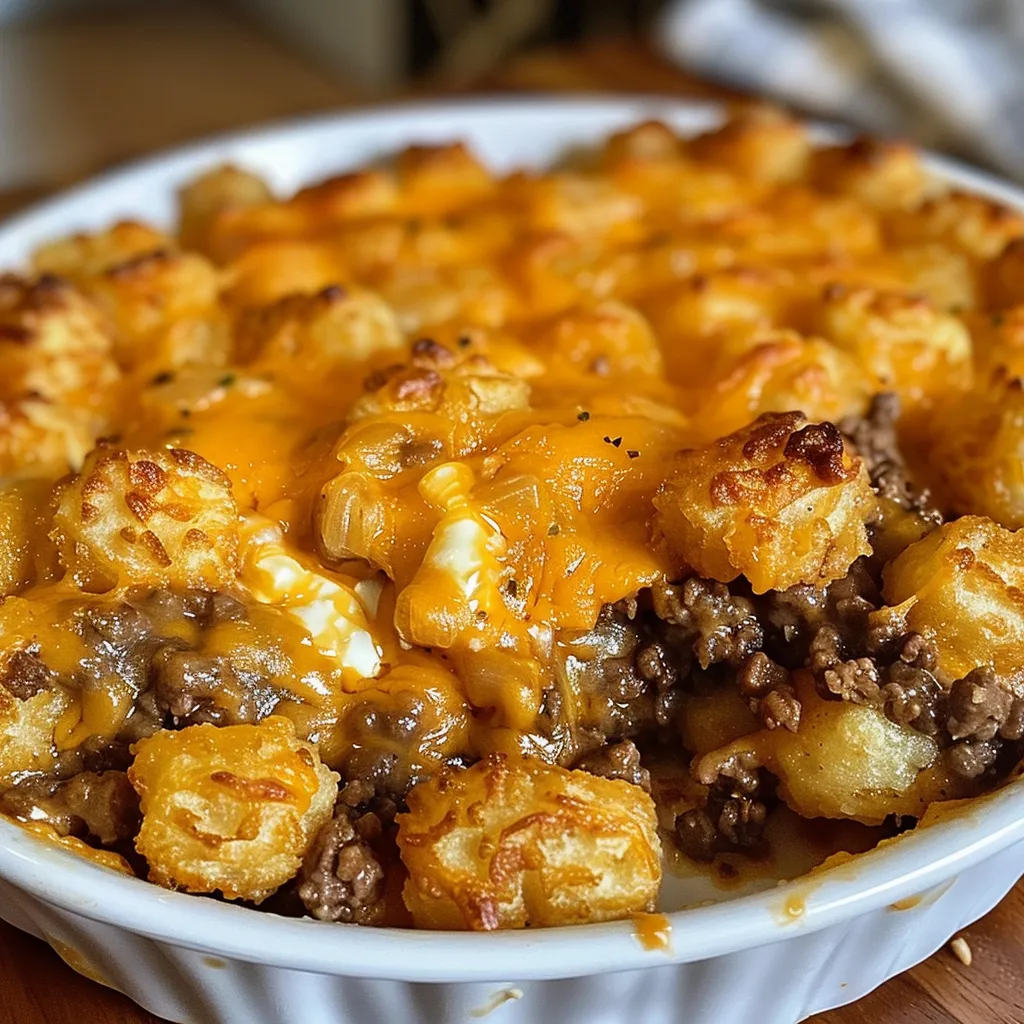 How to Make Tater Tot Casserole with Ground Beef